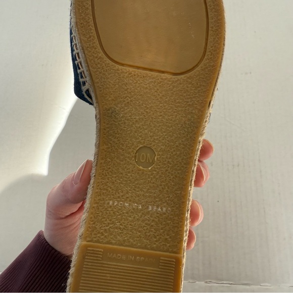 Veronica Beard Apa Denim Espadrille Sandal Size 10